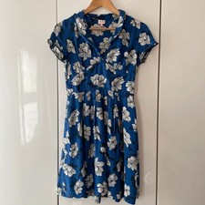 Whistles blue tea dress size 8