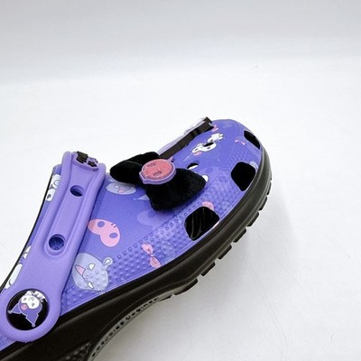 Crocs Kuromi Sanrio Classic Clog 211491-90H Purple Sandals Unisex
