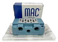 MAC VALVES, INC. MB-A1C-123 Manifold Base 1/4" BSPPL threaded female
