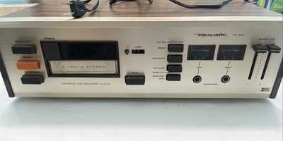 Vintage Realistic TR-801 Audiophile 8 Track Tape Deck for Parts or No Power