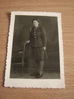 WW2 Military Woman in Uniform Vintage Photo Mary Whitey 1945