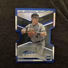 2023 Elite Extra Edition Aspirations Auto Die-Cut /96 Kevin McGonigle RC Detroit