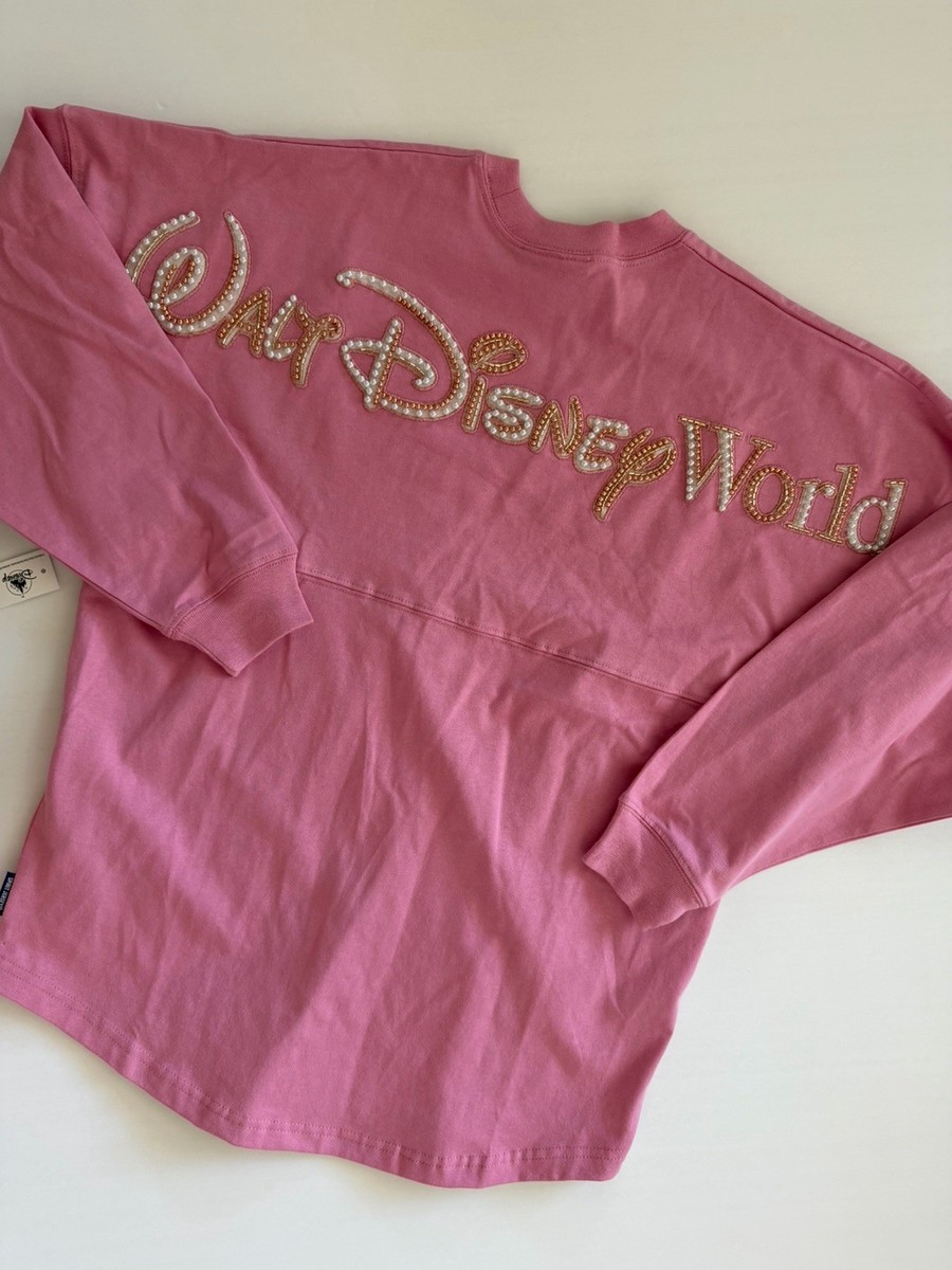 2026 Disney Parks Walt Disney World Pink Pearl Spirit Jersey NWT
