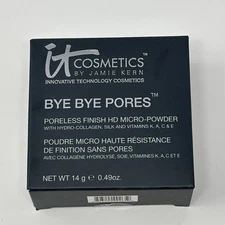 IT Cosmetics Bye Bye Pores Poreless Finish HD Micro-Powder Translucent 14g NIB
