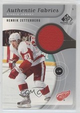 2005-06 SP Game Used Edition Authentic Fabrics Henrik Zetterberg #AF-HZ 0uj7
