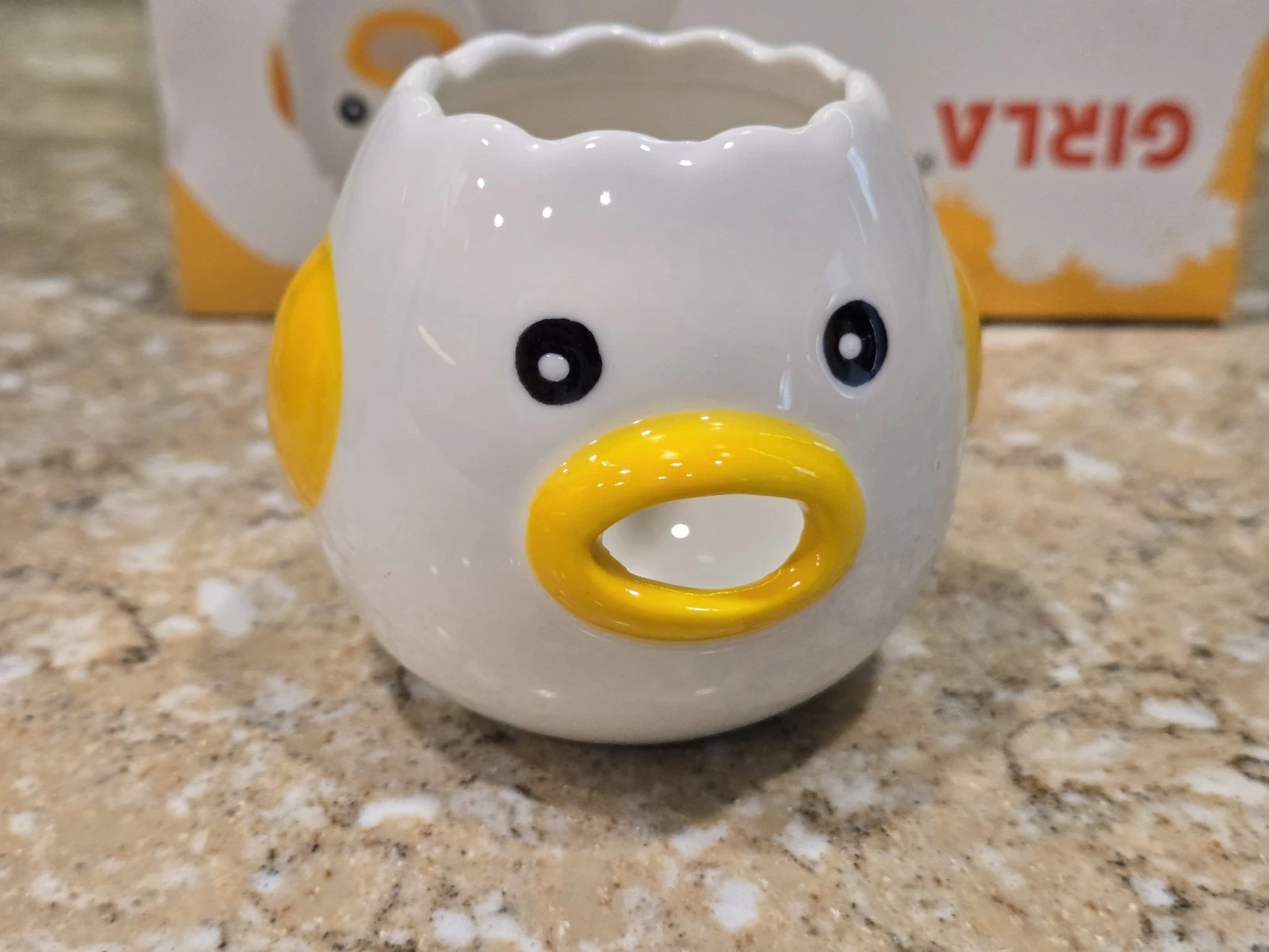 Pair Of Girla Ceramic Egg White Separator Chicken Design Yolk Divider
Opens in a new window or tab