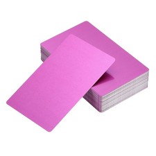 100pcx Metal Business Cards Blank Aluminum Laser Engrave Printable Name Card