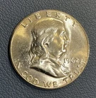 1962 Franklin Half Dollar - 90% Silver Brilliant Uncirculated