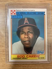 Topps 1984 Ralston Purina - Rod Carew California Angels #17 1st Annual