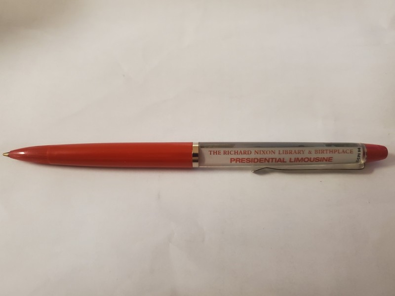 Vintage Floater Pen, Richard Nixon, Presidential Limmosine, Floaty Pen 
