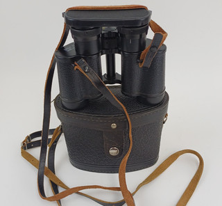 BNU5 8 x 30 USSR Binoculars in Case Vintage