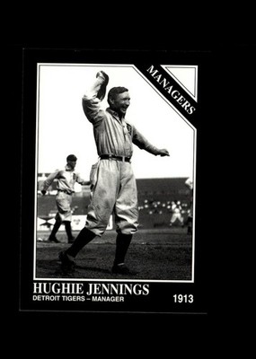 Hughie Jennings MGR : 1993 Conlon Collection TSN MLB Card #847 : Detroit Tigers