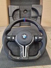 BMW M Sport Performance Carbon Fibre Flat Bottom Steering Wheel Upgrade F-Series