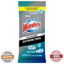 Windex Electronic Cleaning Wipes for TVs, Phones, Tablets - Pre-Moistened