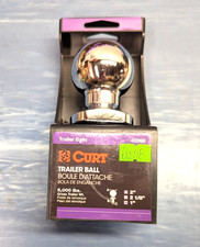 Curt 2 Trailer Ball 40066 Chrome 2-18 Threaded 1 Shank Dia 6000 Lb Cap
