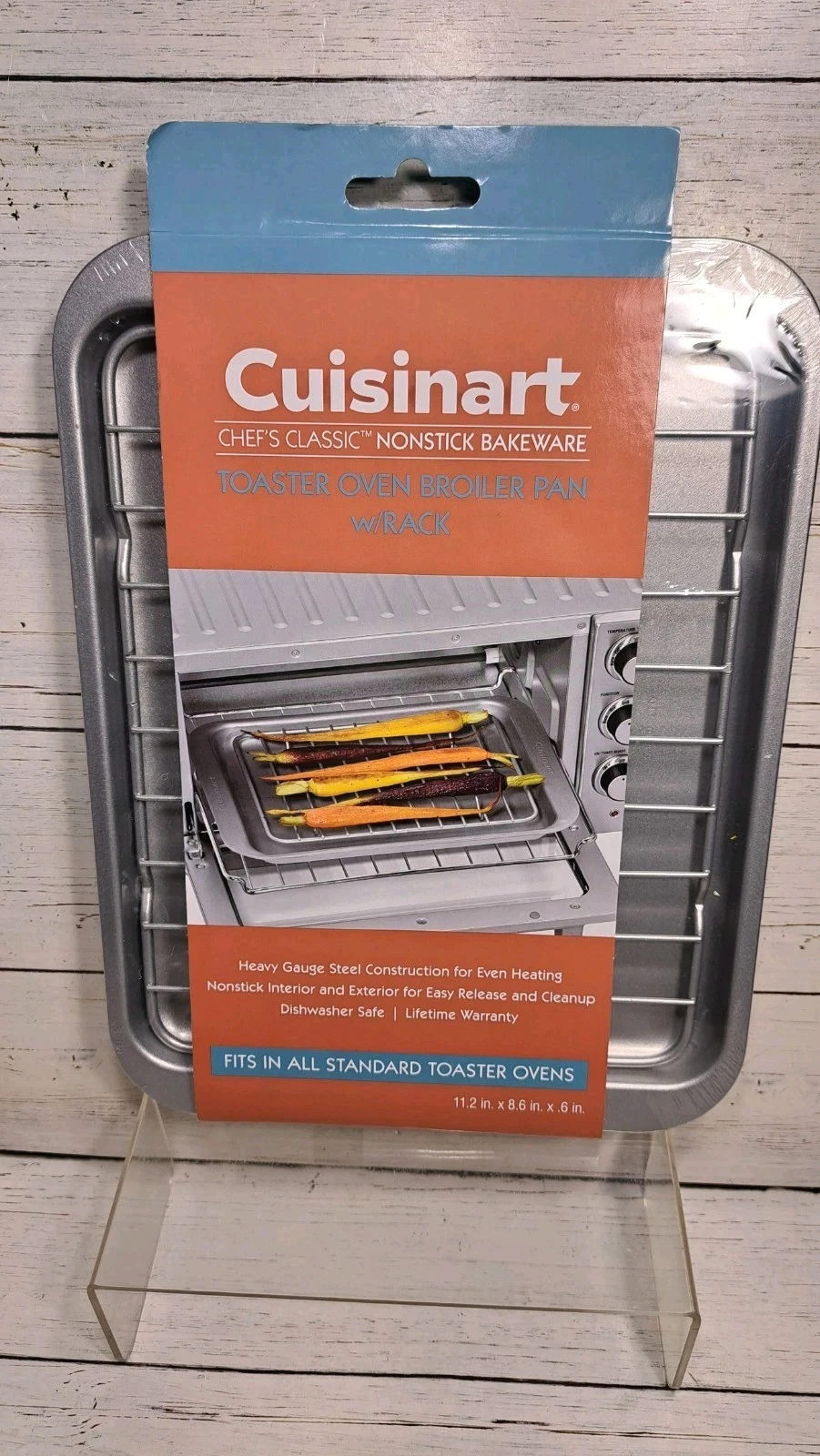 Chef's Classic Non-Stick Toaster Oven Broiler Pan with Rack Fits in ALL Standard
Opens in a new wind