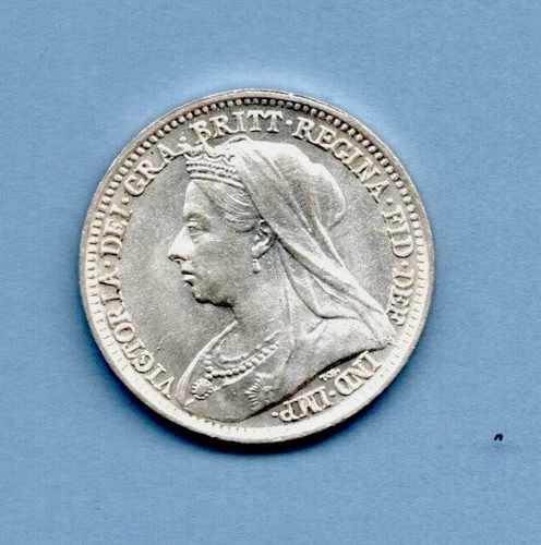 1897 Victoria Threepence — photo from the most recent tracked eBay sale