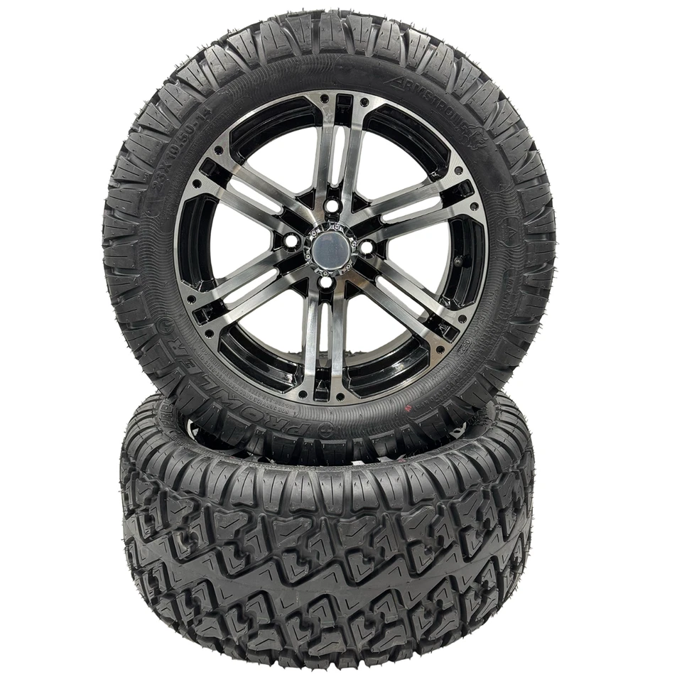 Conjunto de 2 - 23x10.50-14 conjunto de roda de alumínio Prowler - Imagem 2 de 4