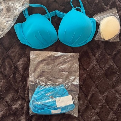 venus bikini set, NWT and original packaging; turquoise