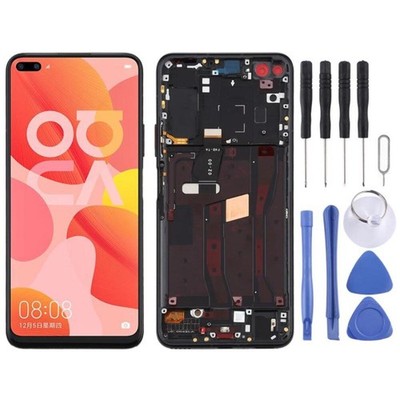 LCD Screen with Frame for Huawei Nova 6 4G (Dark Blue)
