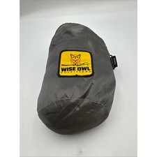 Wise Owl Outfitters Featherlight Hammock Charcoal Gray Ripstop Nylon Camping