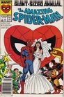 The Amazing Spider-Man Annual #21 Newsstand + Variant (Marvel, 1987) VF+ 8.5