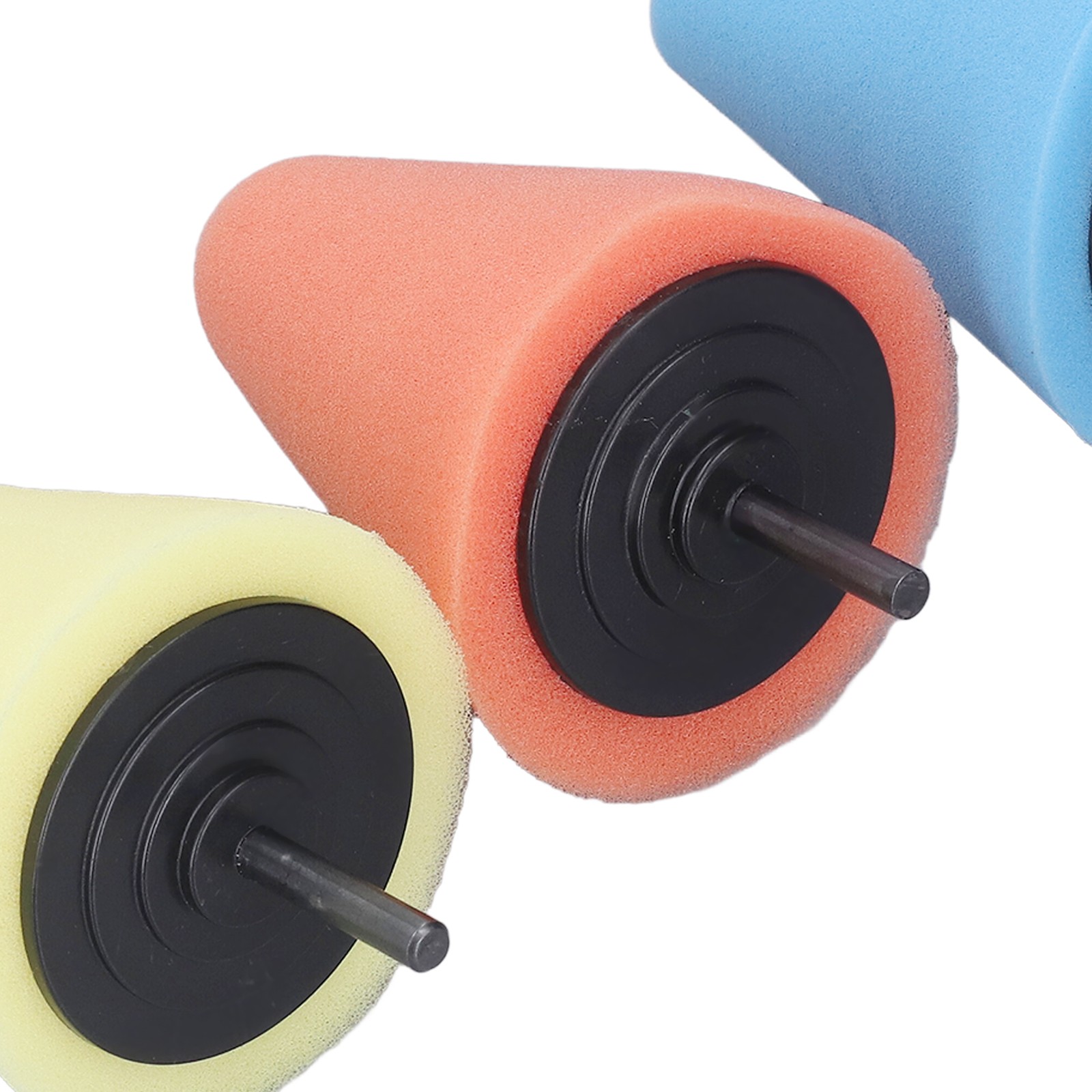 ˜9Pcs Polishing Cone Metal Polish Sponge Buffing Ball For Automotive