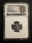 1943 Steel Cent NGC MS65 Original Bag Fragment BullionPLUS Lincoln Wheat 1C WWII