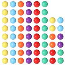 Laviesto Game Replacement Balls for Chinese Checker,60 Pcs Solid Color Replac...