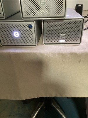Lot of 5 G-RAID G-Technology External Drive Enclosure - NO DRIVES/ *READ*