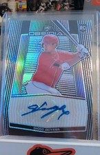 2020 Panini Chronicles - Obsidian Autographs Shogo Akiyama #OA-SA (AU, RC)