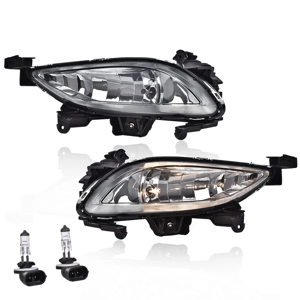 Luces antiniebla para parachoques delantero derecho y derecho Hyundai Sonata 2011 2012-2013 luces de conducción Foto 2 de 4