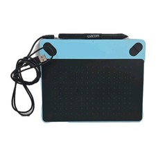 Wacom Intuos Draw Small Blue Graphics Pen Tablet CTL-490, Wired USB Connectivity