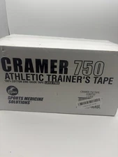 Cramer 750 White Athletic Trainer's Tape Case 32 Rolls 1 1/2" x 15 Yards