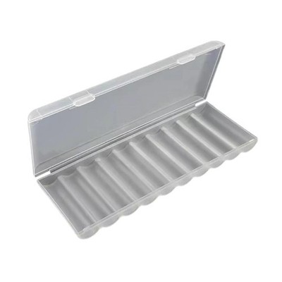 Fireproof Portable Plastic Battery Organizers Case for Home Travel Storaging