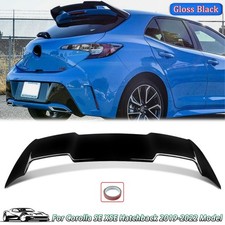 Gloss Black Factory Style Rear Spoiler Fits Toyota Corolla Hatchback 2018-2026