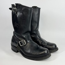 VTG Carolina Model 115 Steel Toe Engineer Motorcycle Boots Mens Size 9 USA