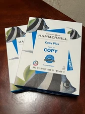 Hammermill Copy Plus Paper 20Lb 8-1/2"x11" #105007 500 sheets - 2 REAMS/PACKS