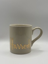 Harrods Mug UK Luxury Department Store Gold L...