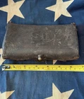 Civil War U.S. Leather Cartridge Box – Embossed “US” – Union Infantry