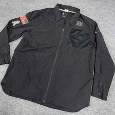 New York Giants Jacket Men XL Black Nike Salute to Service Full Zip TEAM ISSUE