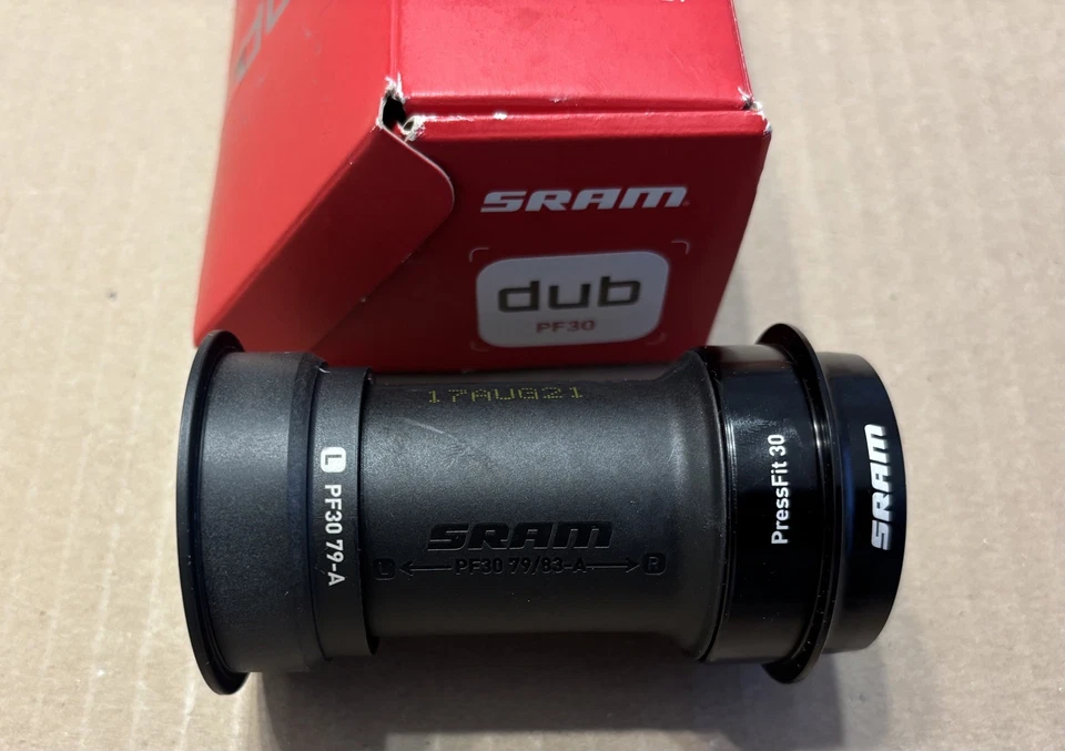 SRAM DUB PF30 Press Fit Bottom Bracket 68/73mm Road/Road Wide Mountain Bike BB - Image 3 of 3