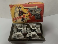VTG 1950 HAWK 12 PISTOL SET ALL ORIGINAL PACKAGING
