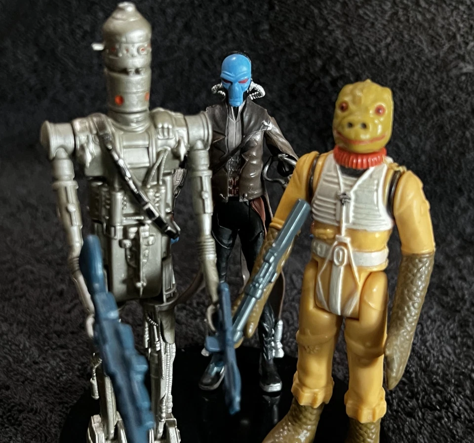 1977-80 IG-88 & BOSSK w/CADE BANE • VINTAGE KENNER STAR WARS - Image 2 of 4