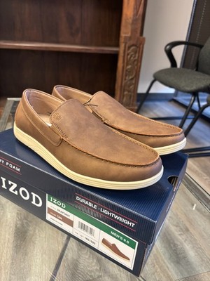 IZOD Seapoint Tan Slip On Casual Loafers Men\'s Size 10.5 New With Box New Izod Seapoint Tan Brown Mens 9 Lofers Slip On Shoes  main image 3