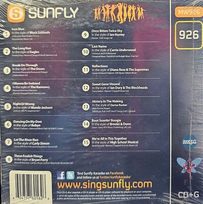926 SUNFLY KARAOKE CDG