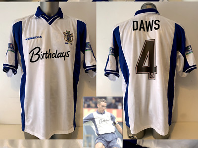 Bury Nick Daws Adult XL 1999 Diadoea Shirt Jersey Football Soccer Vintage Home