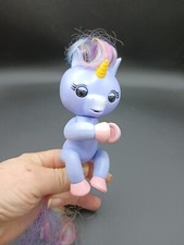 WowWee Fingerlings ALIKA THE LIGHT PURPLE UNICORN Interactive Toy Works