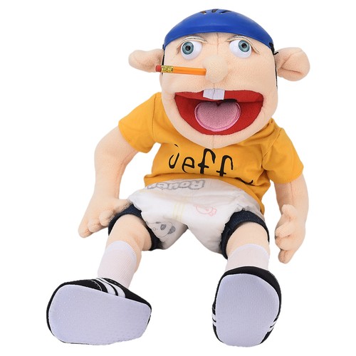 NEW Jeffy Puppet Jeffy Hand Puppet Plush Toy Stuffed Doll Kids Toy US