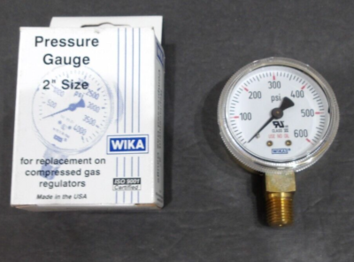 #ad #ad New WIKA Instrument 600 PSI Pressure Gauge 2quot; Dial Type 111.11 Item #8611076 $14.95
